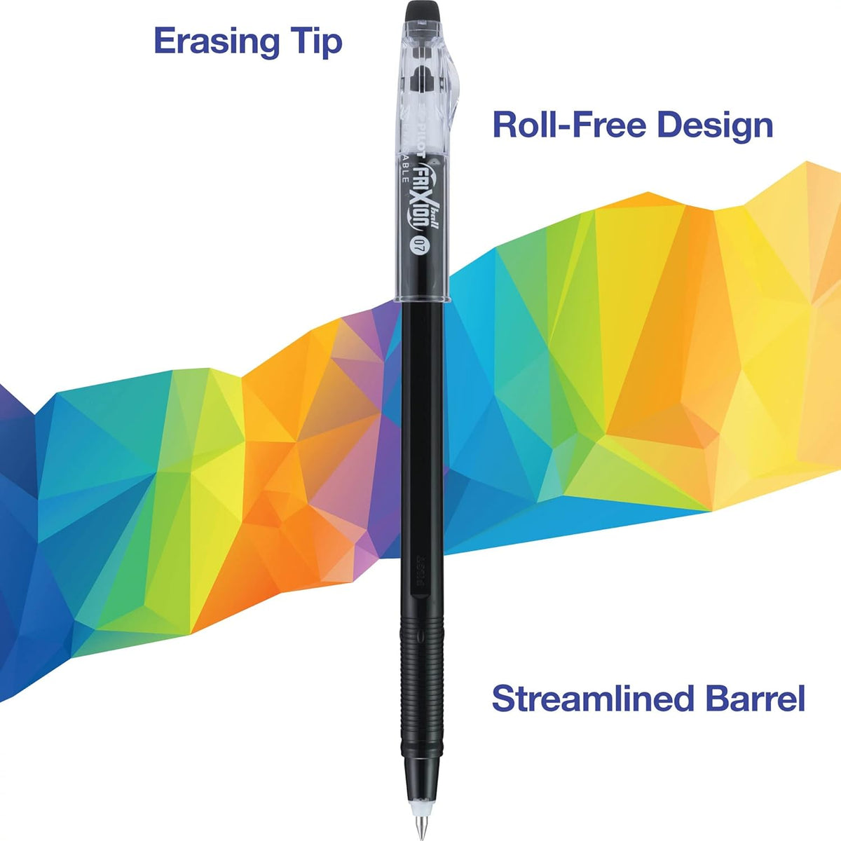 PILOT FriXion ColorSticks Erasable Gel Ink Pens, 0.7mm, Assorted, 36-Pack