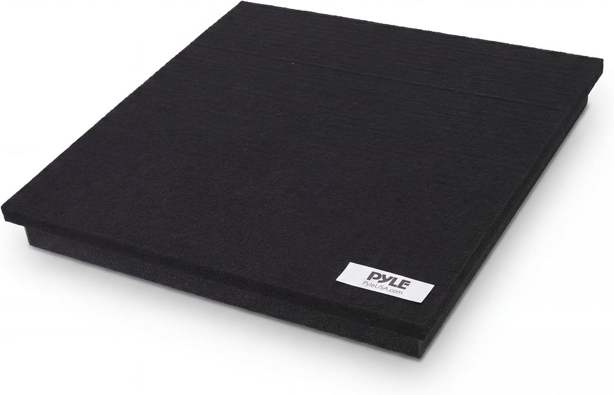 Pyle Sound Dampening Speaker Riser Foam - Audio Acoustic Noise Isolation Plat...