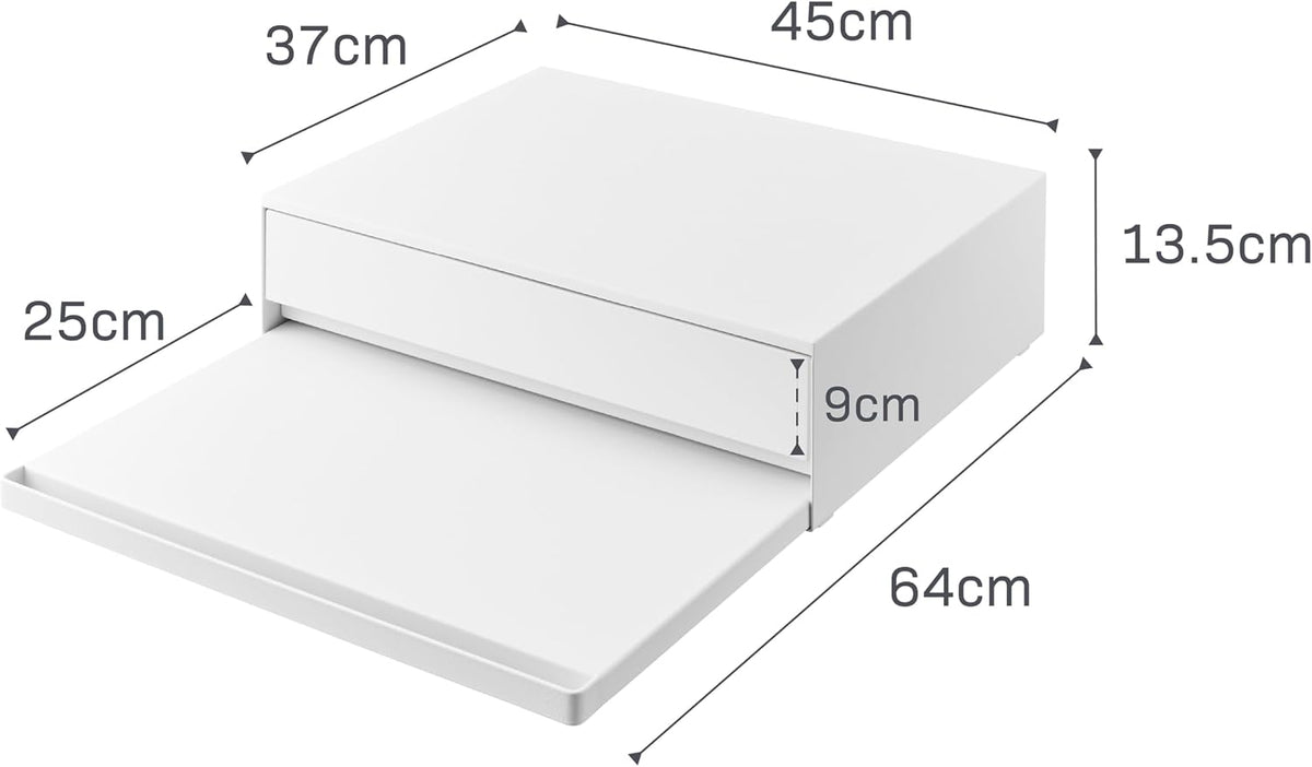 YAMAZAKI Home Tower Kitchen Countertop Organizer Appliance Stand with Drawer ...