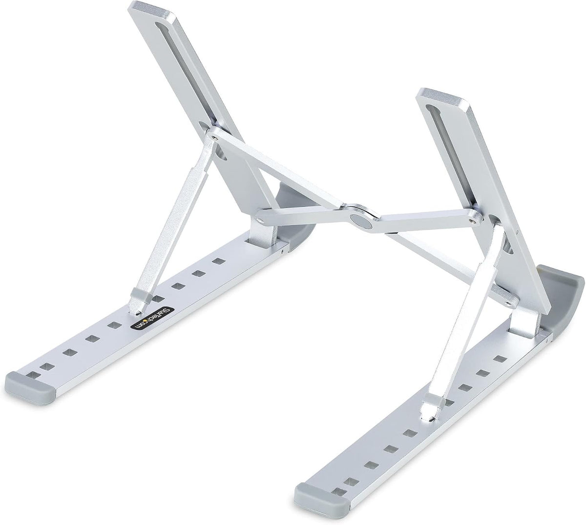 StarTech.com Foldable Laptop Riser Stand, Portable Height Adjustable Ergonomi...