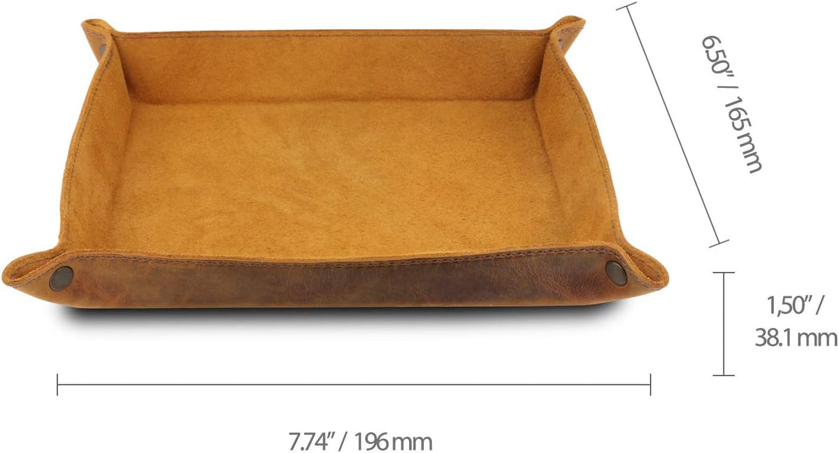 Londo Genuine Leather Tray Organizer - Practical Lightweight Water Resistant ...