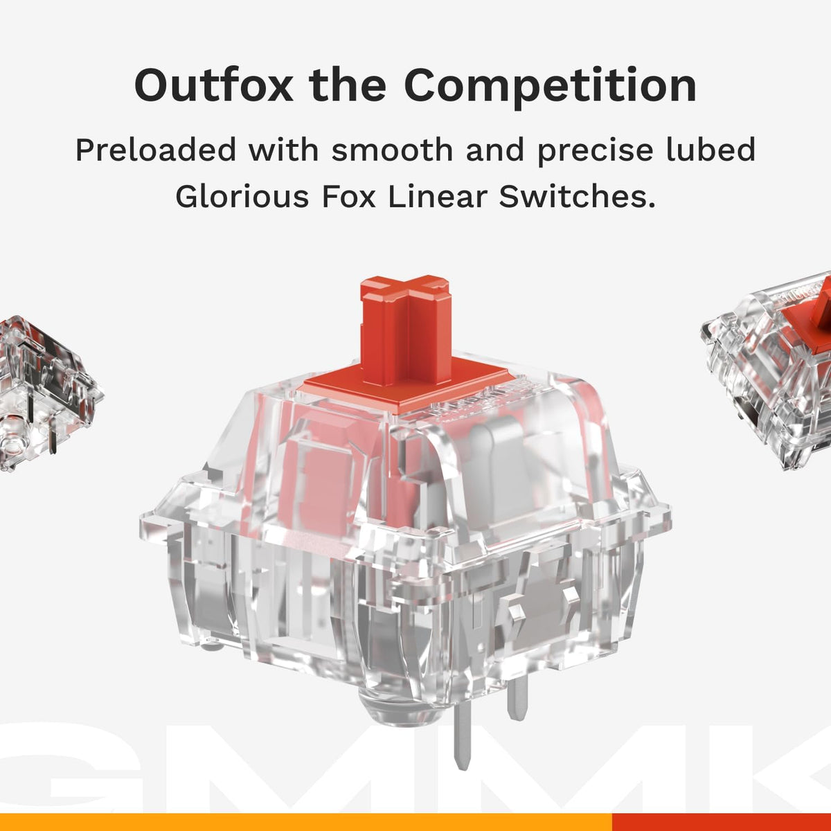 GLORIOUS Gaming - GMMK 3 Barebones Custom Gaming Keyboard Kit with Knob, 75% ...