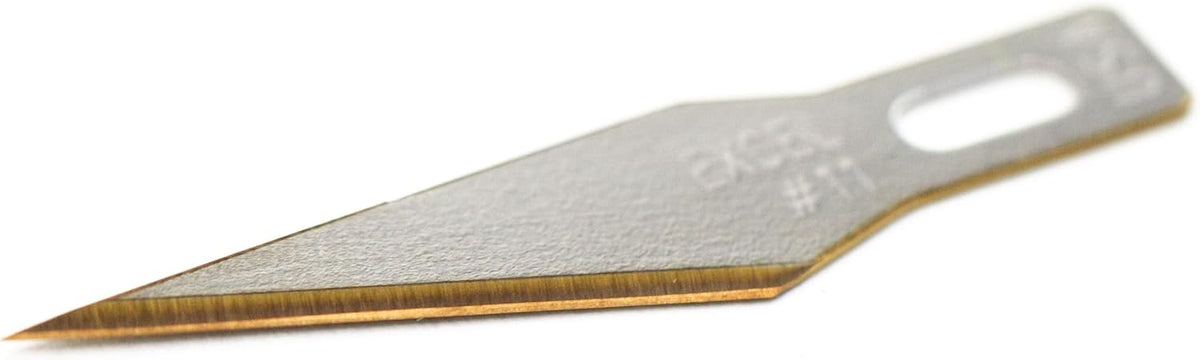 Excel Blades #11 Titanium Nitride Hobby Blades, 100-Pack, Carbon Steel