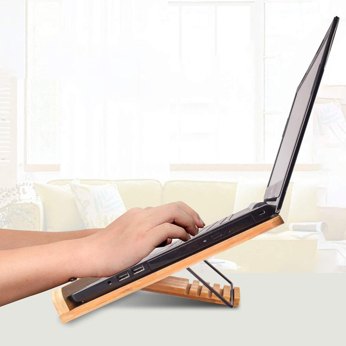 wishacc Book Stand XL-Large Size 15.4" x 11.0" Main Board-Adjustabl...