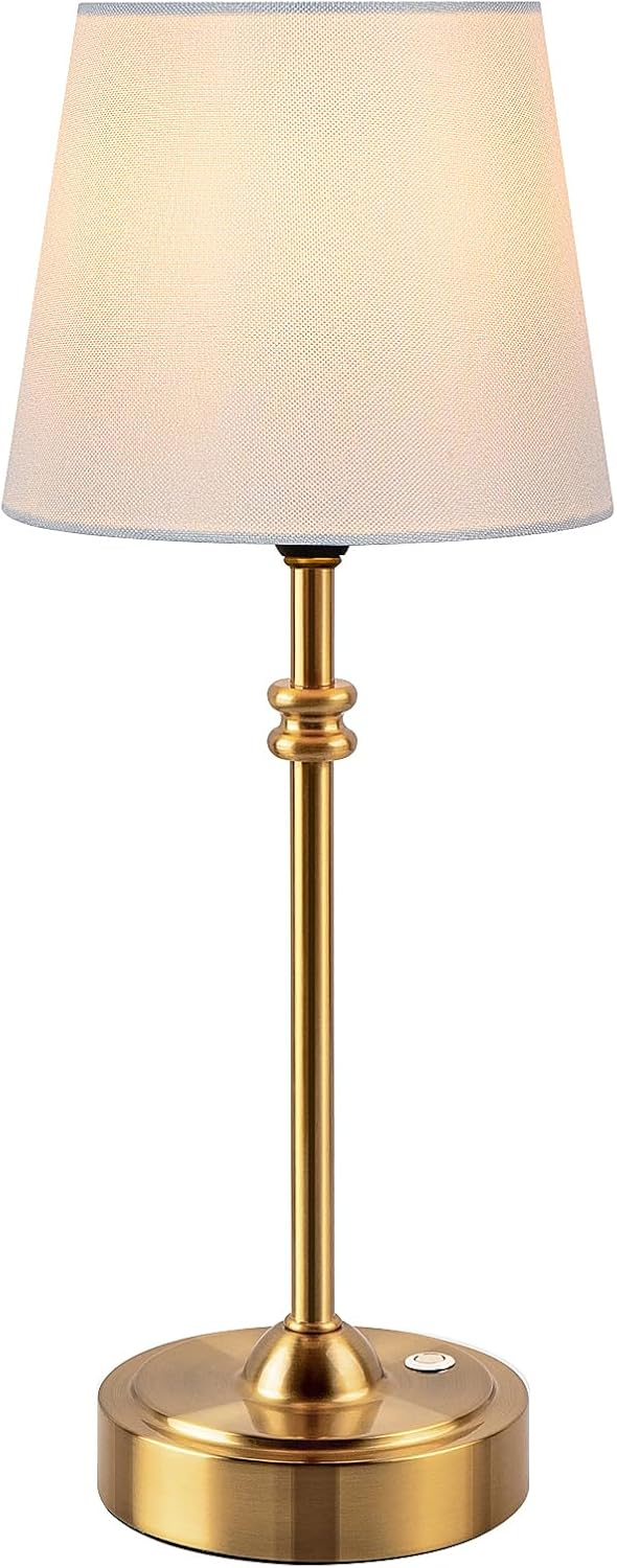 ONEWISH Cordless Lamp-Battery Operated Table lamp, 4000mAh Rechargeable, Step...
