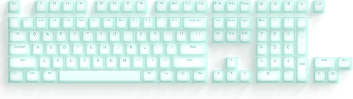 KPREPUBLIC Nogi Cherry Profile ABS Silicone Keycap White Black Sakura Pep Ver...