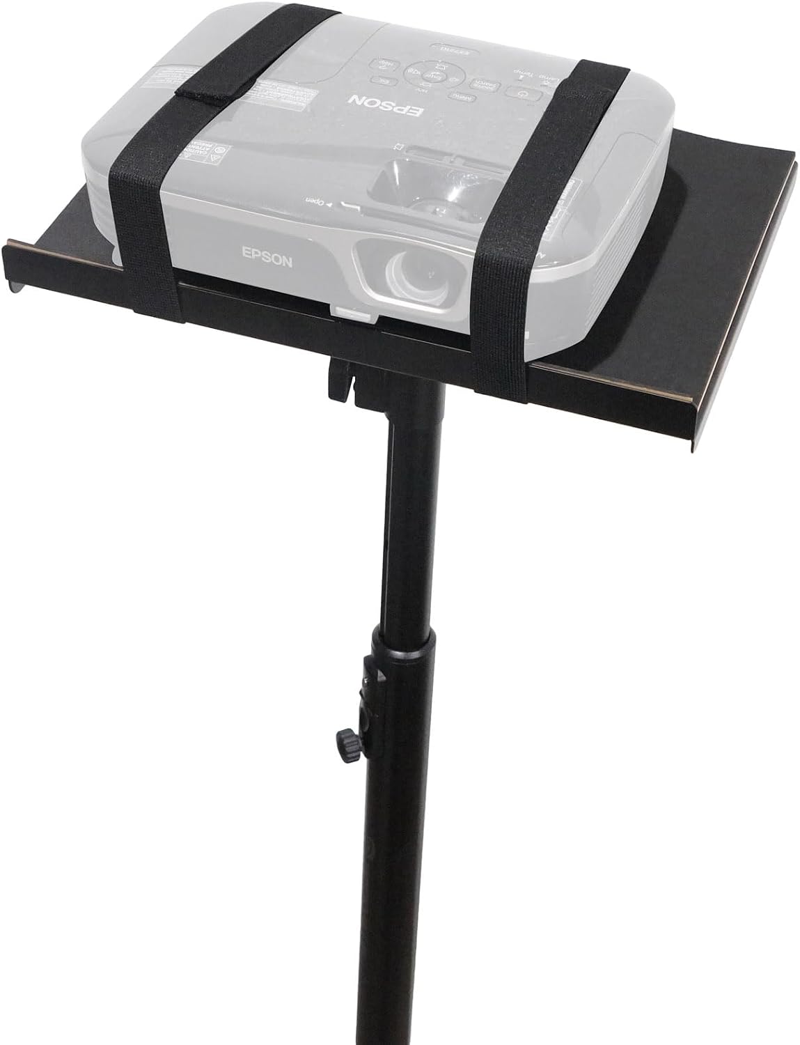 Rockville RLF2 Black 10 Foot Solid Base DJ Speaker/Lighting/Projector Stand
