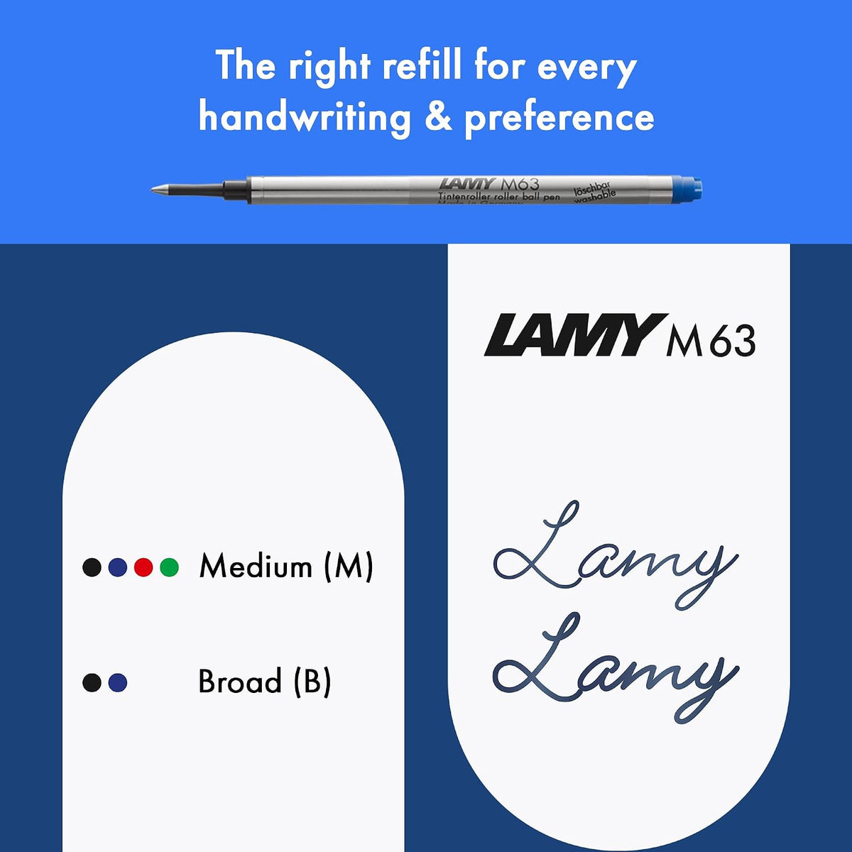 Lamy safari umbra - Rollerball Pen with ergonomic grip & line width M - f...
