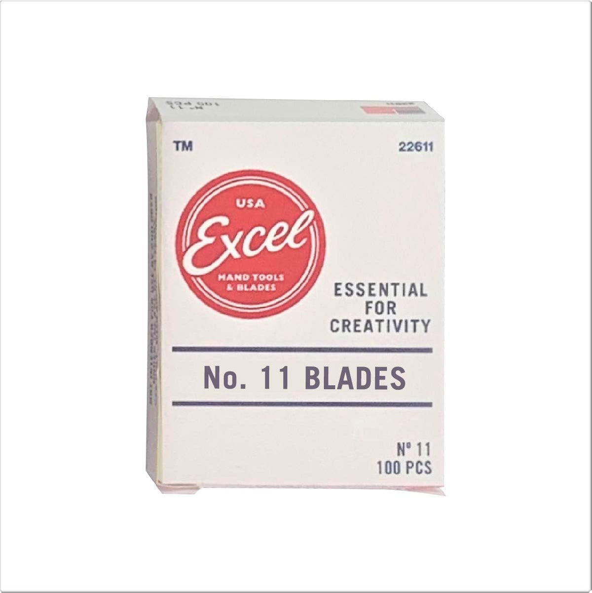 Excel Blades #11 Replacement Hobby Blade - 100 Pack - American Made Carbon St...
