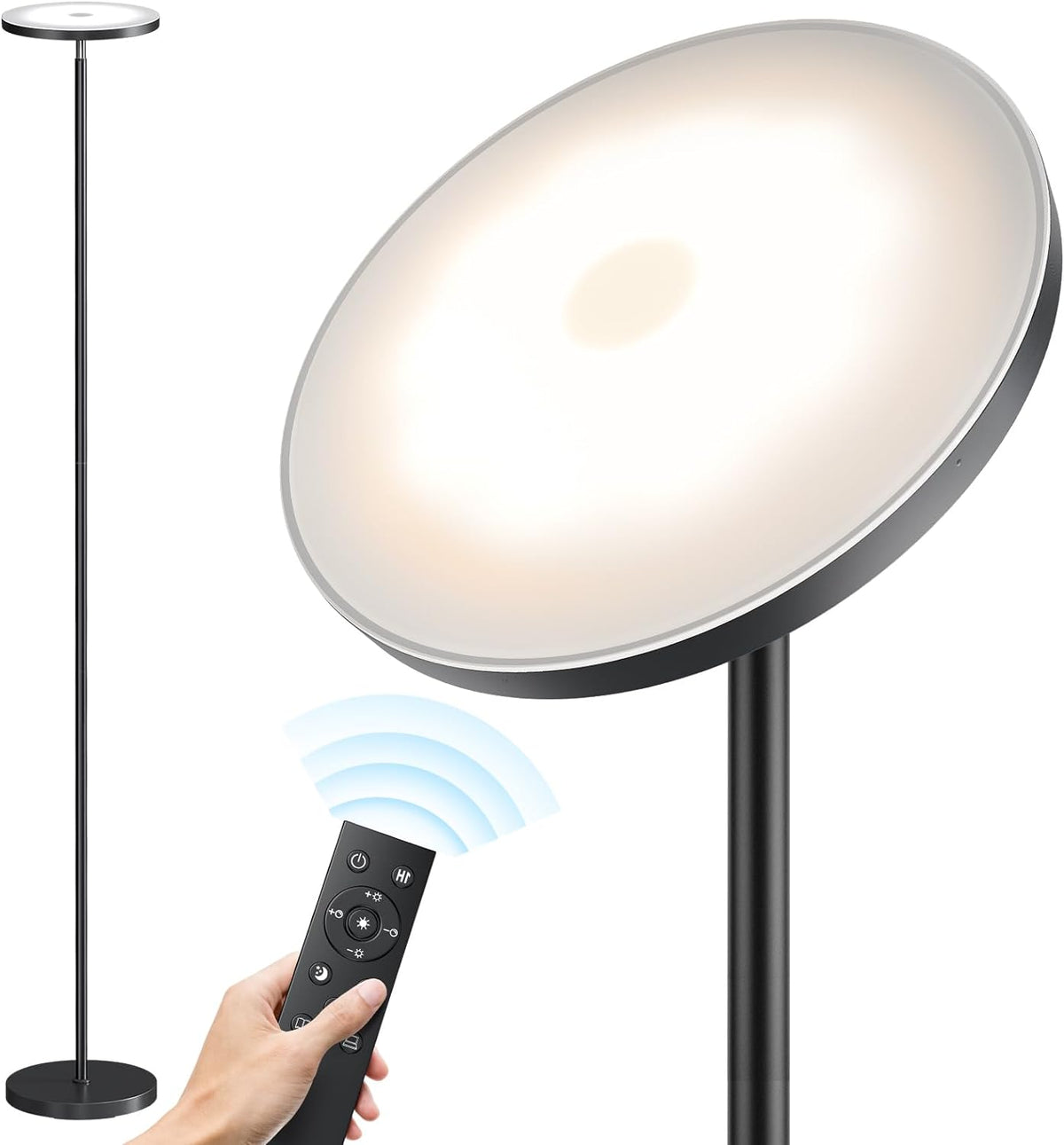 SUNMORY Floor Lamps for Living Room,LED Standing Lamp with Remote Control
