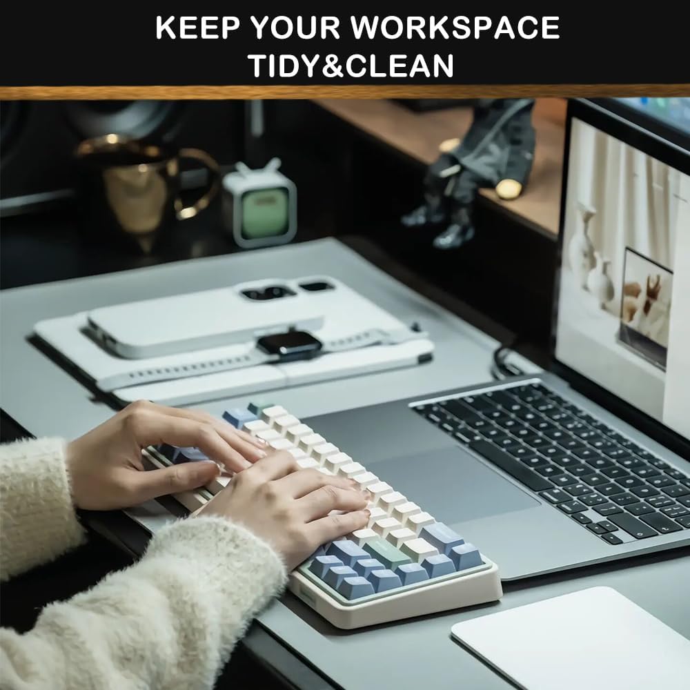 Clear PVC Desk Pad Crystal Rectangle 36x60 inch Waterproof Wipeable Writing D...