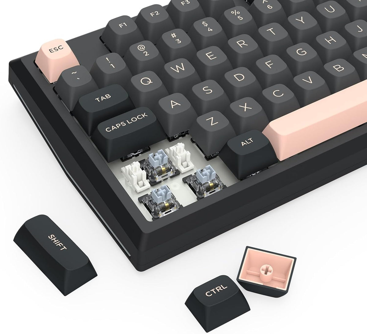 Redragon K687 PRO Wireless CNC Gasket Gaming Keyboard, 81 Keys Mechanical Key...