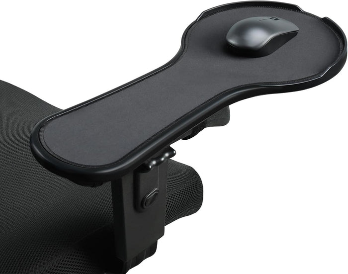 Ergonomic Adjustable Arm Rest Mouse pad for Chair, Strap Fastener