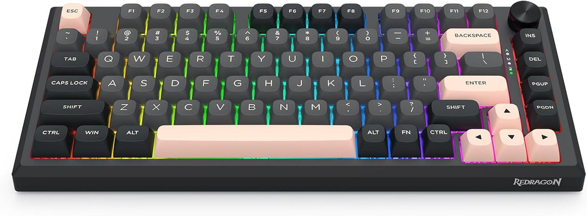 Redragon K687 PRO Wireless CNC Gasket Gaming Keyboard, 81 Keys Mechanical Key...