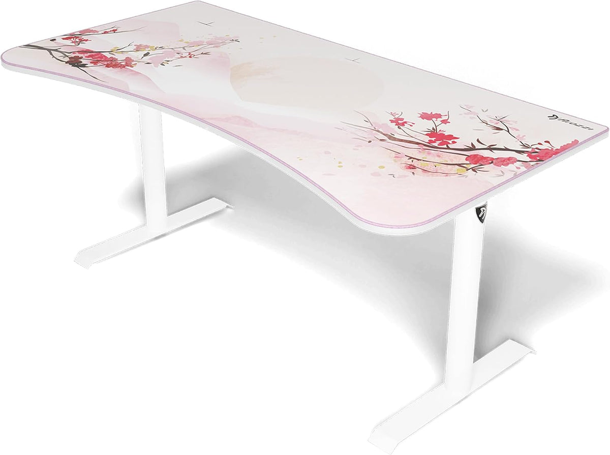 Arozzi Arena Special Edition Ultrawide Curved Gaming and Office Desk with Ful...