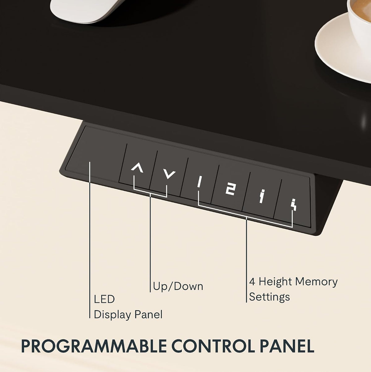 FLEXISPOT EN2 Standing Desk Frame, Black Frame Only