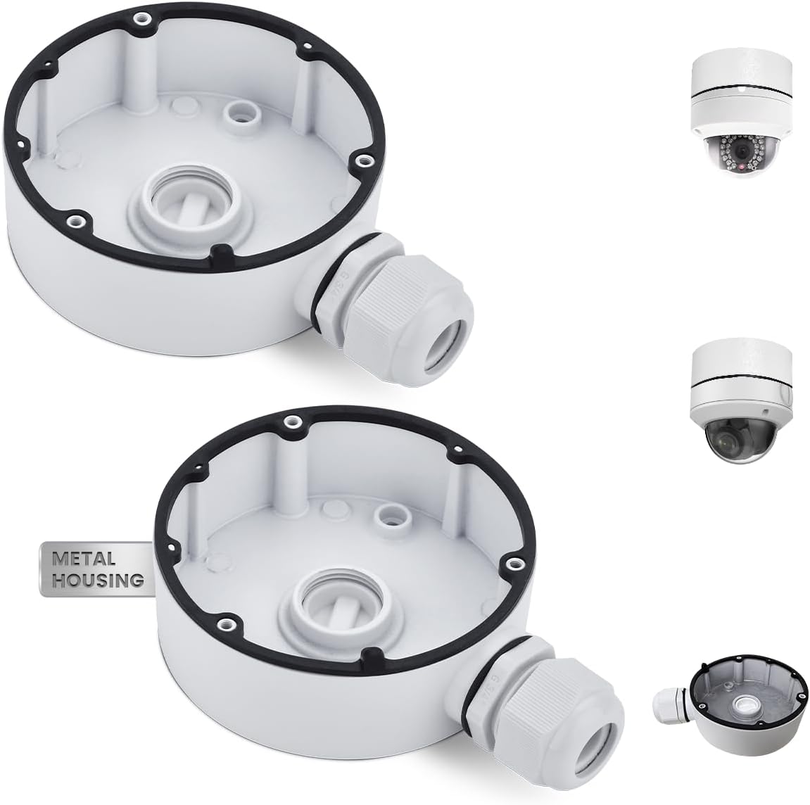KU-DS-1280ZJ-DM18 Security Camera Junction Box fits HIK Dome IP Cameras