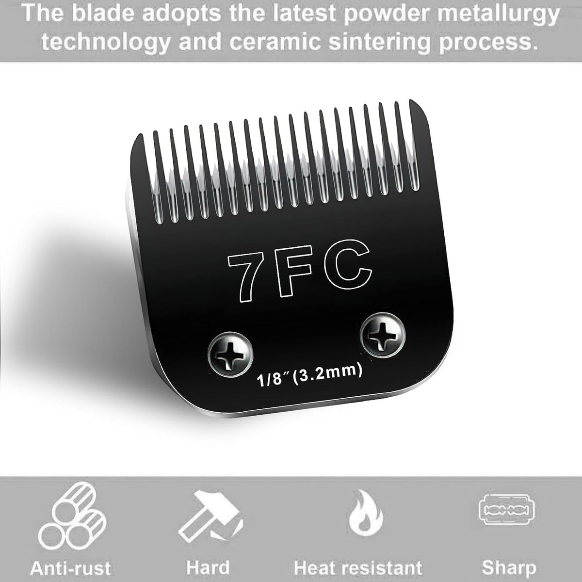 6pcs Dog Grooming Replacement Blades Compatible with Andis/Oster A5