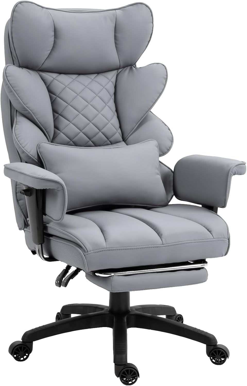 Dowinx Big and Tall Office Chair with Pocket Spring Cushion,High Back Compute...