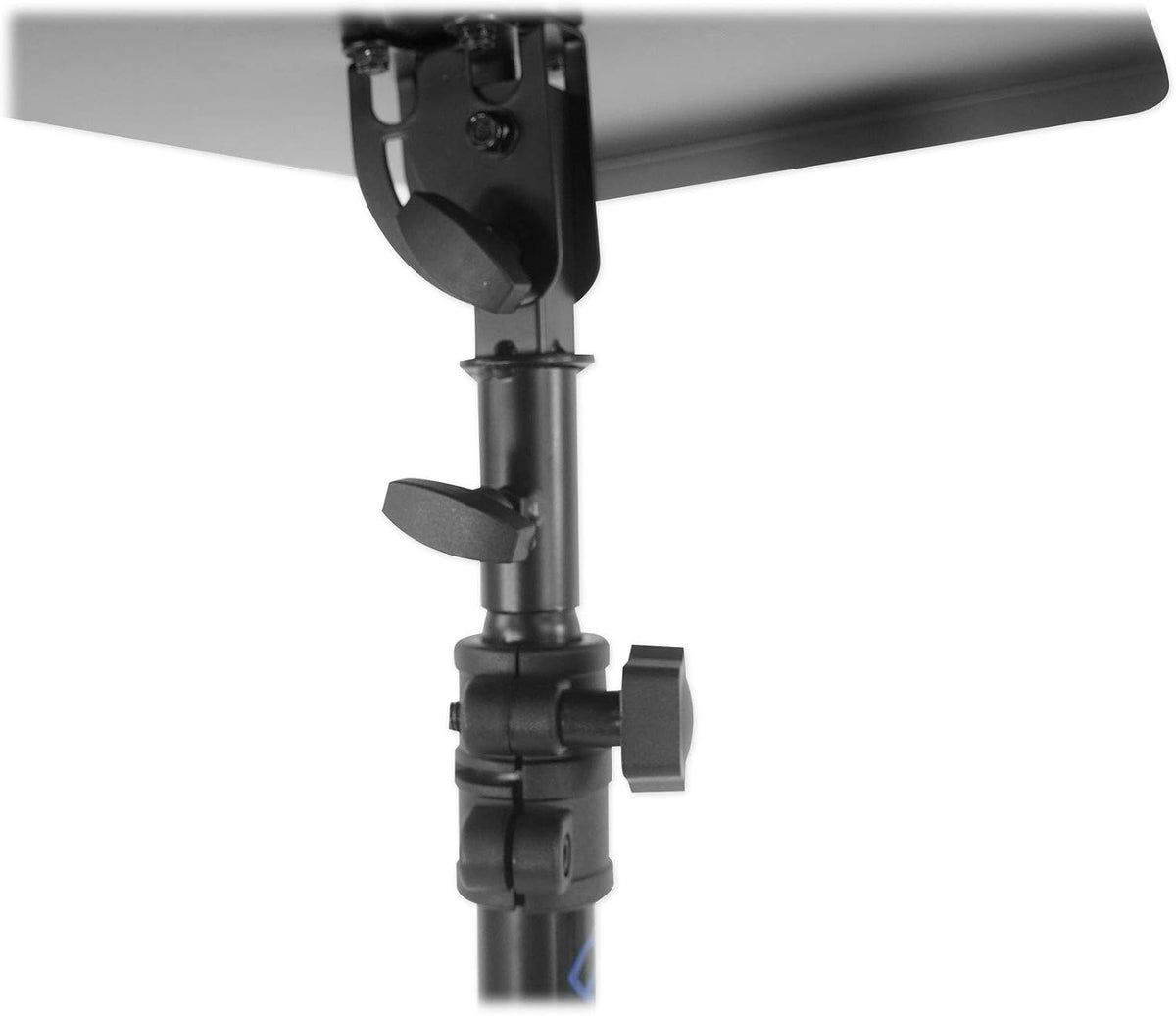 Rockville RLS68 Adjustable DJ Laptop, Tablet Tripod Stand with Dual Trays