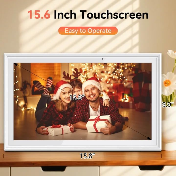 15.6 Inch Digital Calendar, Digital Calendar Wall Touch Screen, Electronic Ch...