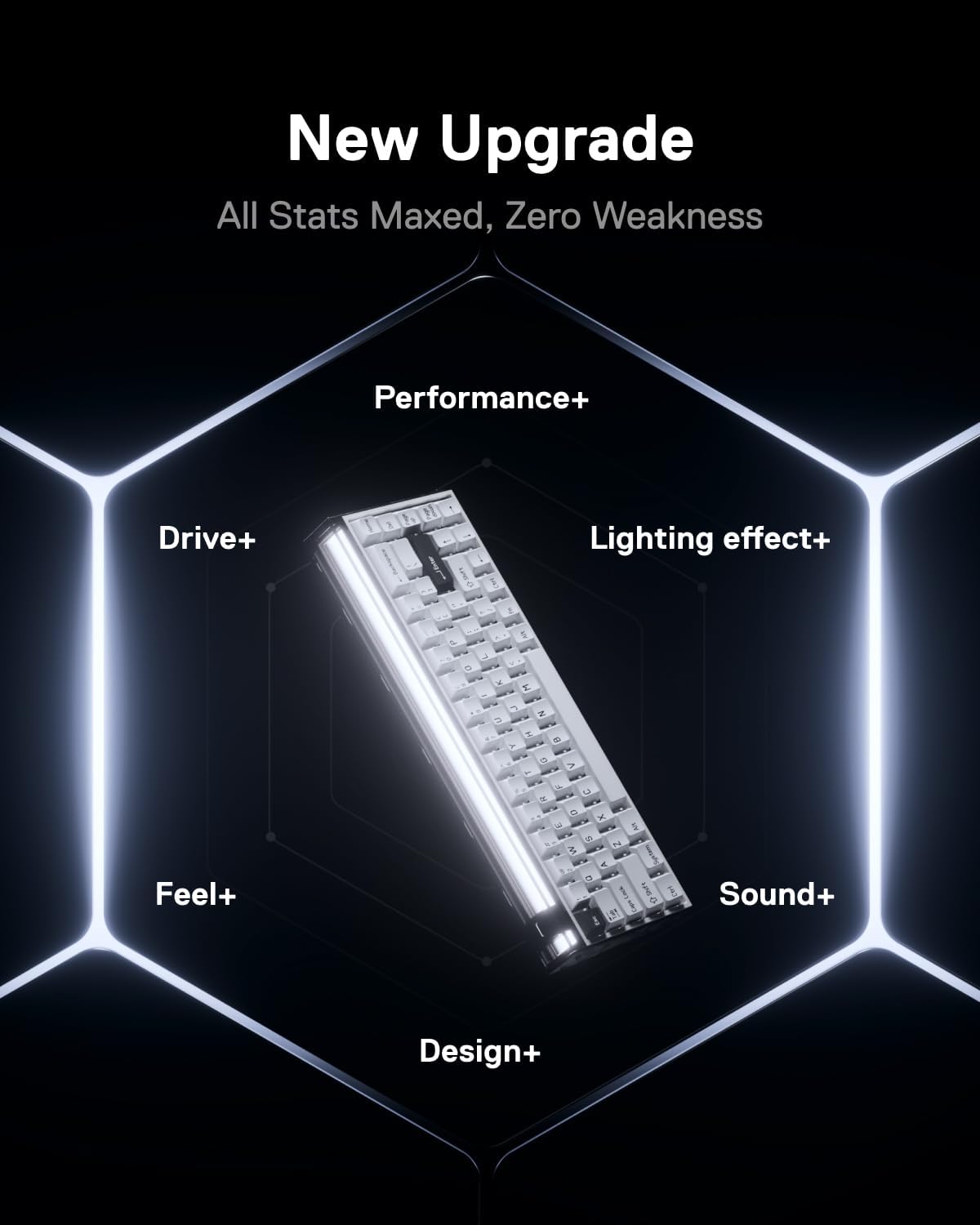 MelGeek MADE68 Ultra+ Wired Hall Effect Magnetic Gaming Keyboard