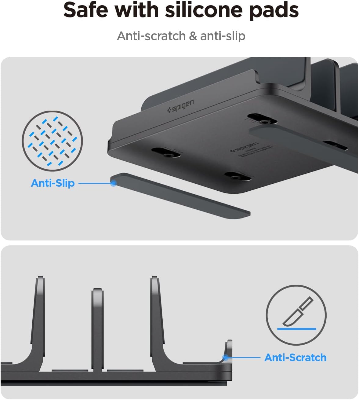 Spigen Vertical Laptop Stand Holder for Desk