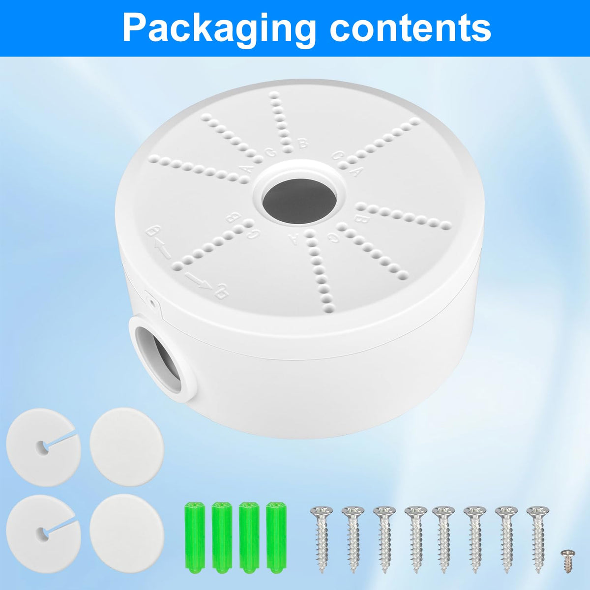 2026 New Security Camera Junction Box, Wall/Ceiling Mount for Indoor/Outdoor ...