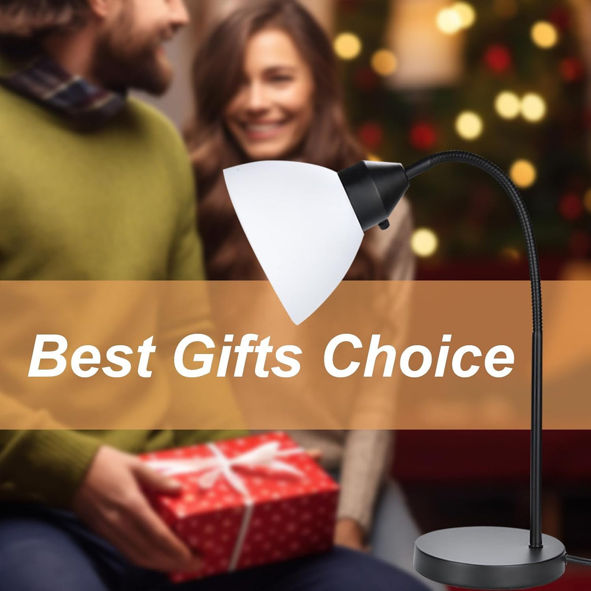 RISLG LED Desk Lamp for Home Office, 3 Levels Dimmable Reading Light, Flexibl...