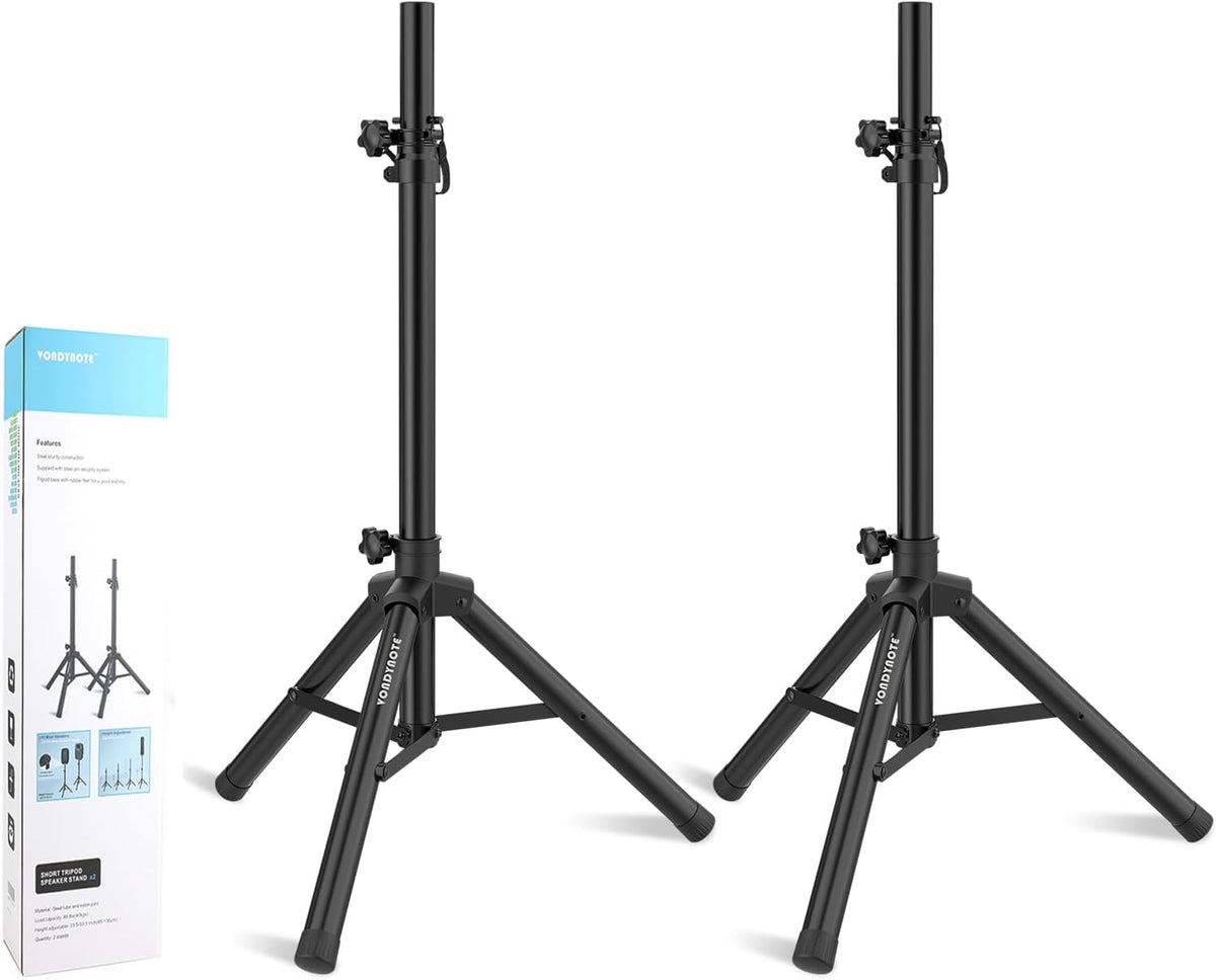 Vondynote Tripod Speaker Stands Pair 33.5"-53.5" PA DJ Mini Speaker...