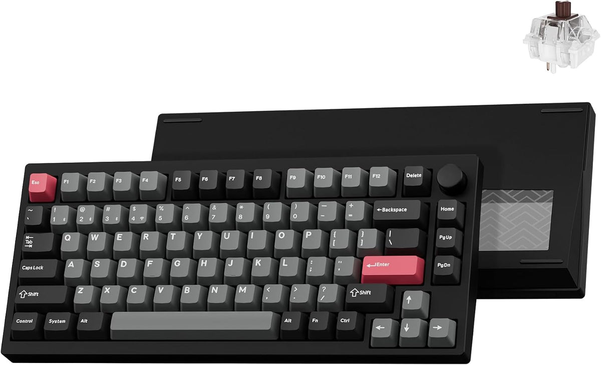 LEMOKEY P1 Pro Wireless Custom Mechanical Keyboard, Full Aluminum 2.4 GHz Blu...