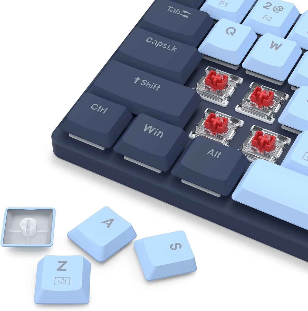 Redragon BS8773 Wireless Keyboard and Mouse Combo, 78 Keys 2.4Ghz Wireless Lo...