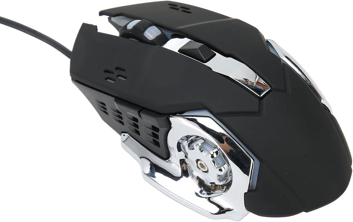 One - Handed RGB Gaming Keyboard and Mouse Combo, USB Wired LED Backlit Keybo...