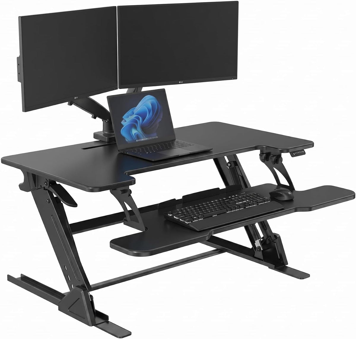 Standing Desk Converter 36 x 24 Inches, Height Adjustable