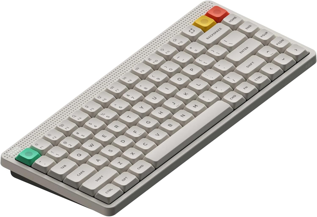 nuphy Node75 Tri-Mode Wireless Mechanical Gaming Keyboard - White