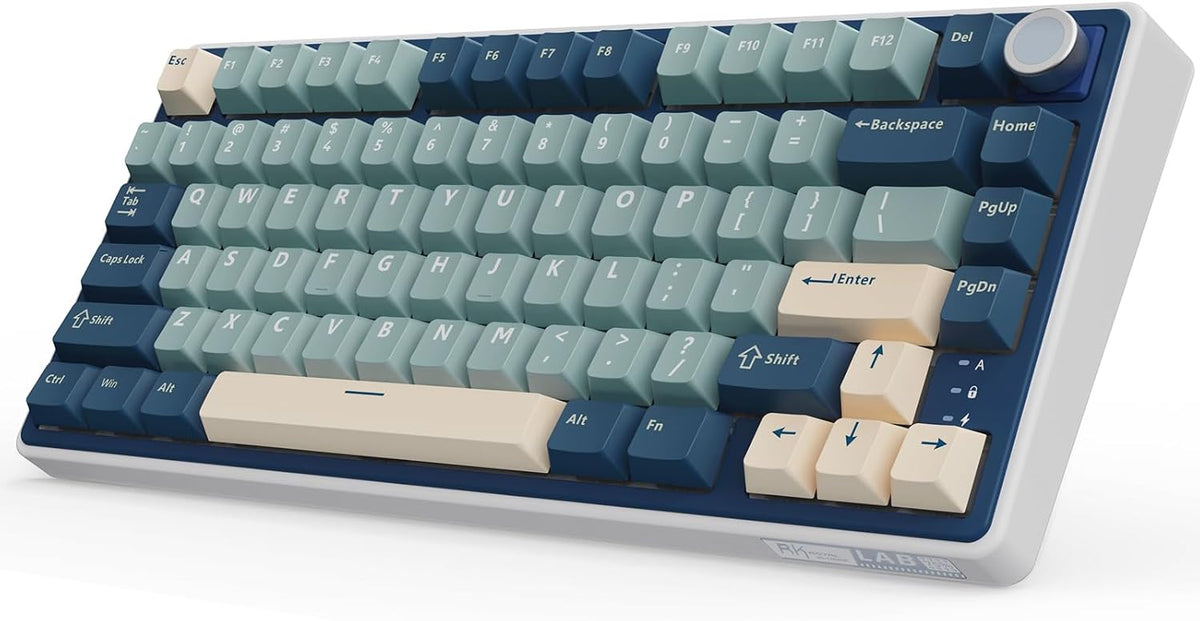 RK ROYAL KLUDGE R75 Wireless Mechanical Keyboard, 75% Percent Custom Gaming K...