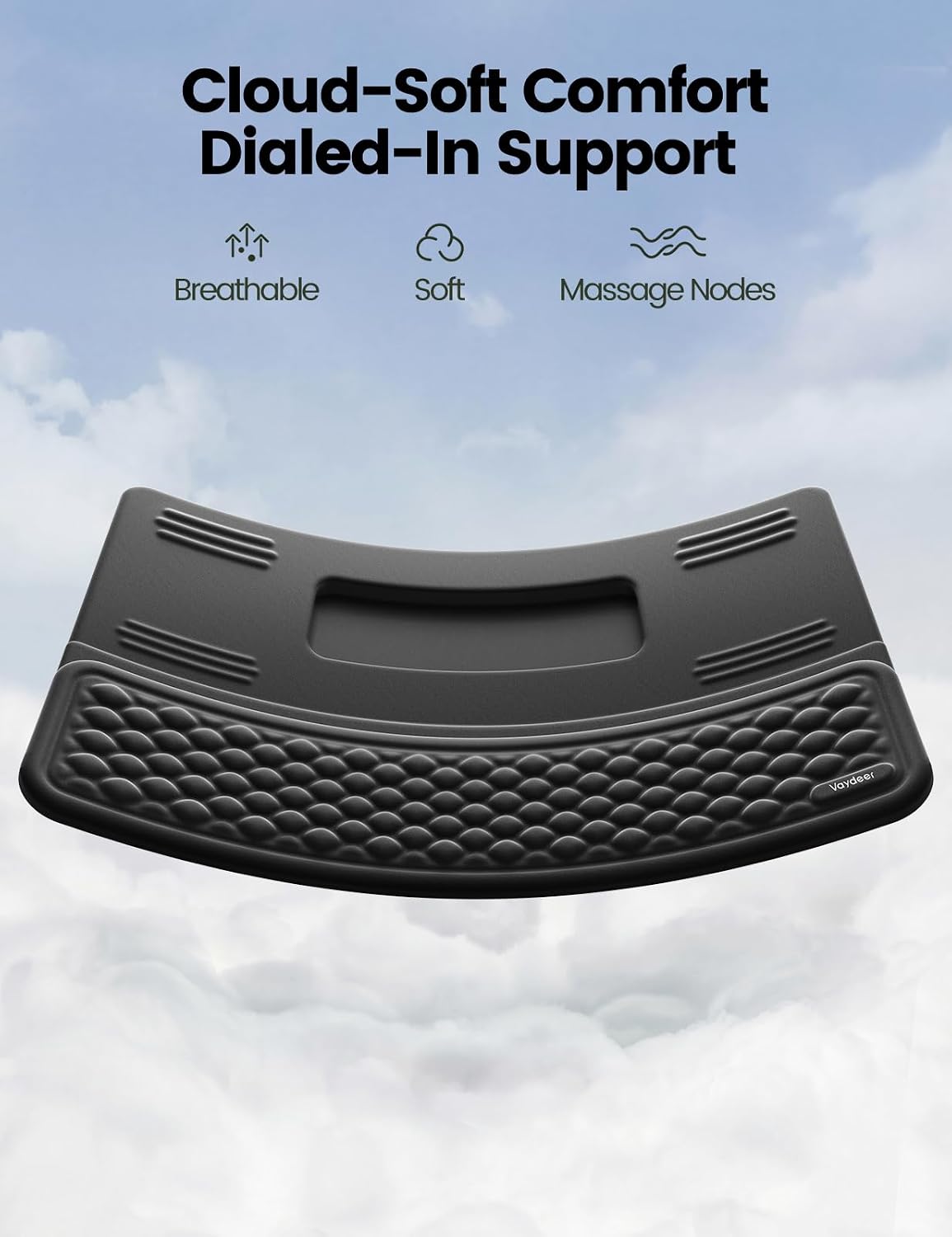 Vaydeer 4-in-1 Keyboard Wrist Rest, Keyboard Stand Adjustable Phone Holder