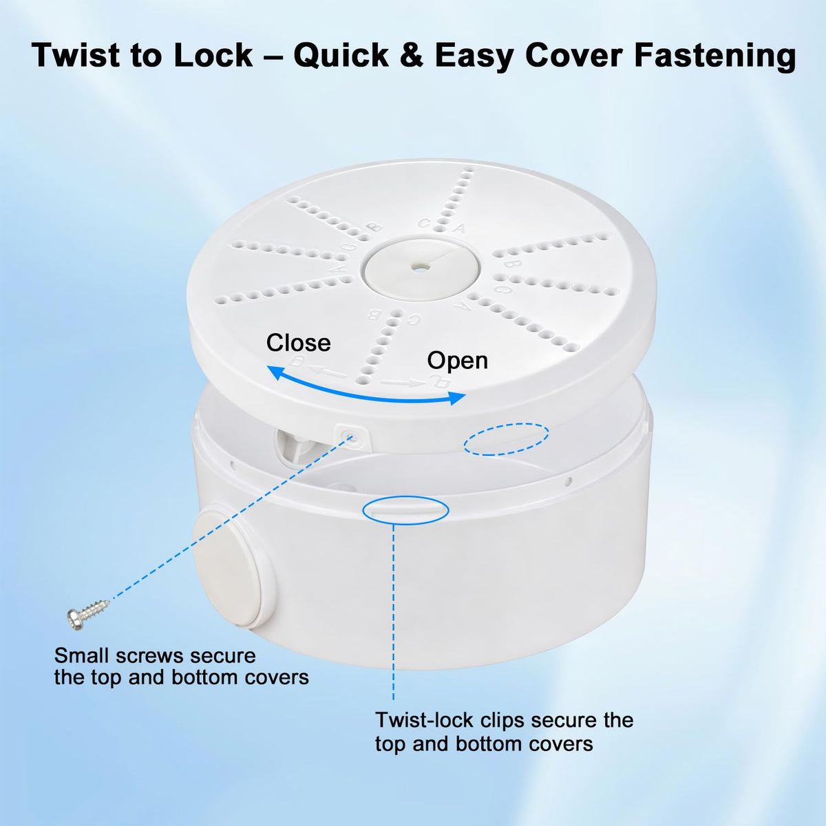2026 New Security Camera Junction Box, Wall/Ceiling Mount for Indoor/Outdoor ...