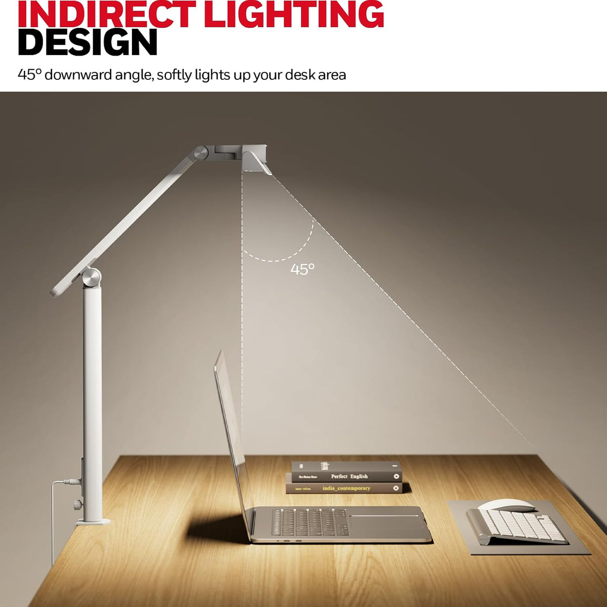 Honeywell HJ1 Sunturalux LED Clamp Desk Lamp 1200LM for Computer