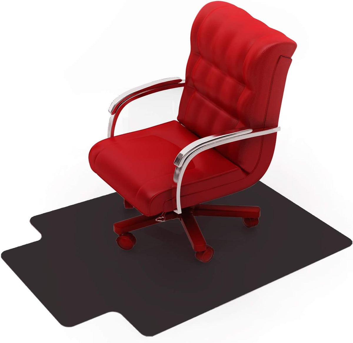 Floortex Advantagemat Chair Mat with Lip, 45" x 53", Designed for L...
