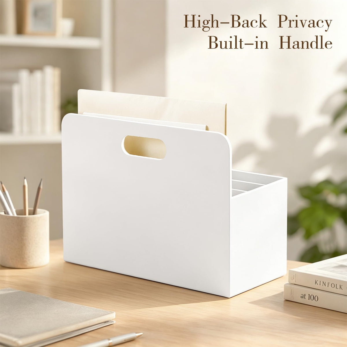 Mail Organizer Countertop, Stationery Accessories File Sorter, Bill Holder