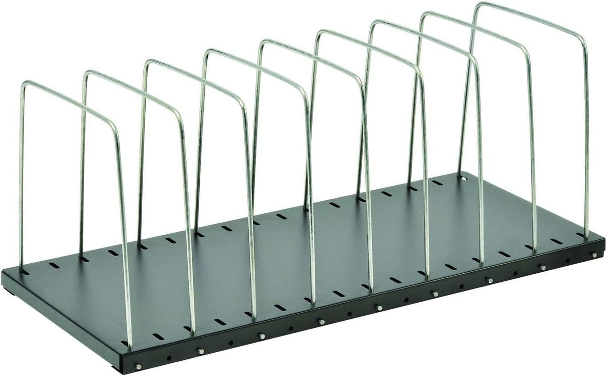 MMF Industries STEELMASTER Adjustable Desk File Organizer Rack | 8 Compartmen...