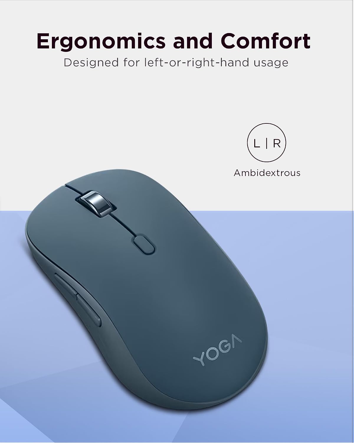 Lenovo Yoga Bluetooth Silent Mouse, 3 Level DPI Adjustment, 36 Month Battery ...