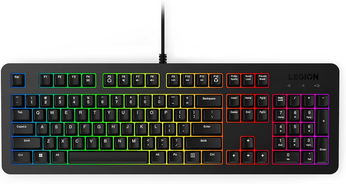 Lenovo Legion K310 RGB Wired Gaming Keyboard - Ultra-Fast Reaction Time with ...