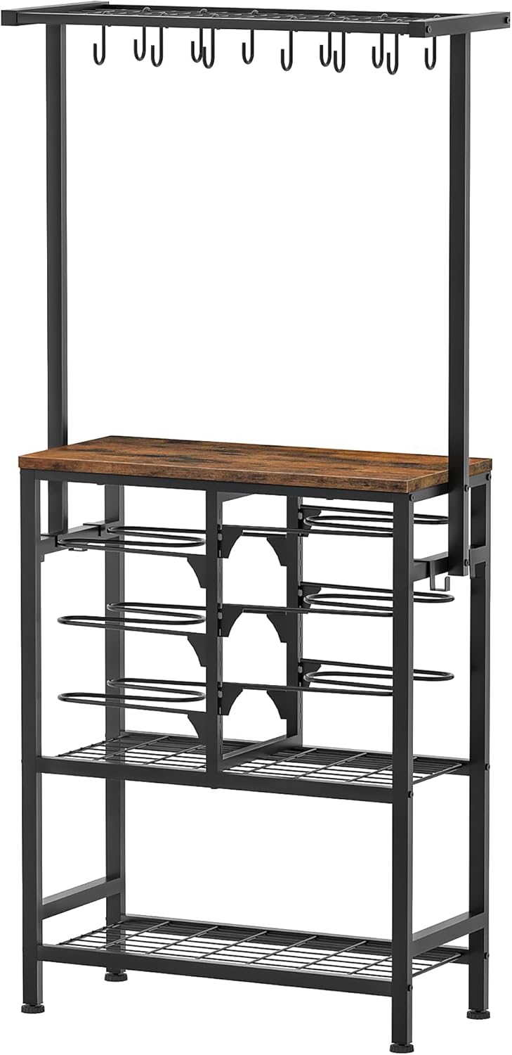 CHOEZON Pots and Pans Organizer Rack, Kitchen Bakers Rack, Multi-Tier Storage...