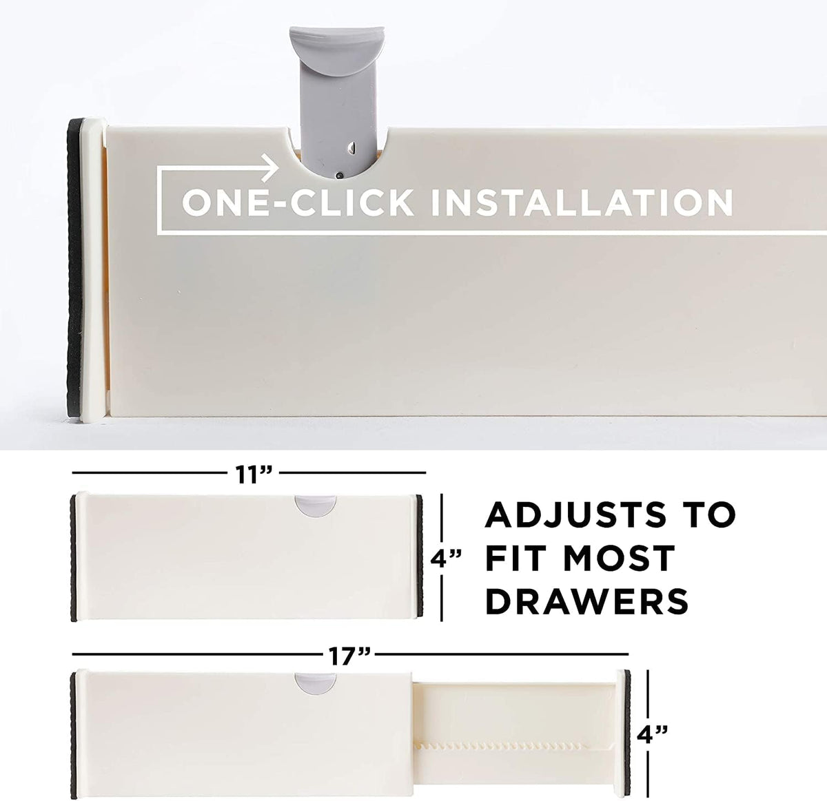 6 Drawer Organizer and Dividers, Organize Silverware and Utensils in Home Kit...