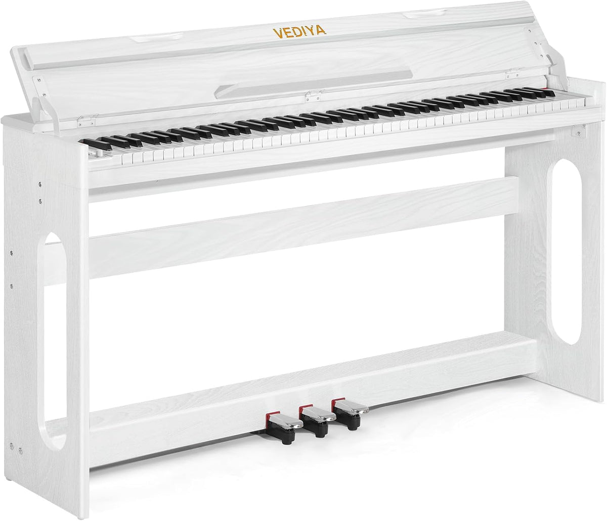 Digital Piano Keyboard 88 key,Semi-Weighted Electric Piano,Wooden Desk Full S...