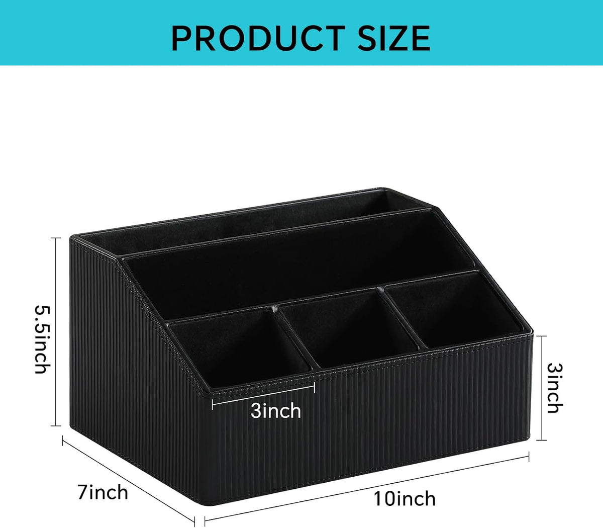 Desk Organizer Caddy Nightstand Organizer Remote Holder