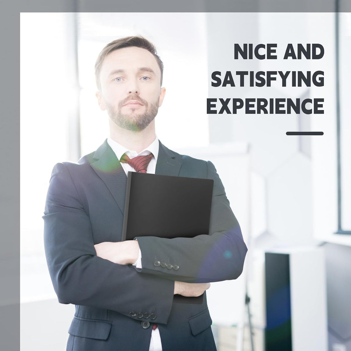 Teling 12 Pack Punchless Clamp Binder Folders, Black