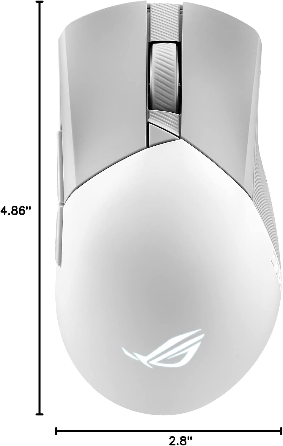 ASUS ROG Gladius III Wireless Aimpoint Gaming Mouse – Right-Handed Ergonomic,...